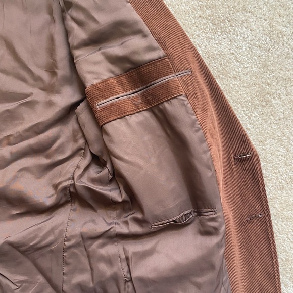 VTG ~ 1980s ~ Jordache ~ Brown Corduroy Sports Jacket  ~ Size 44R - Picture 5 of 7